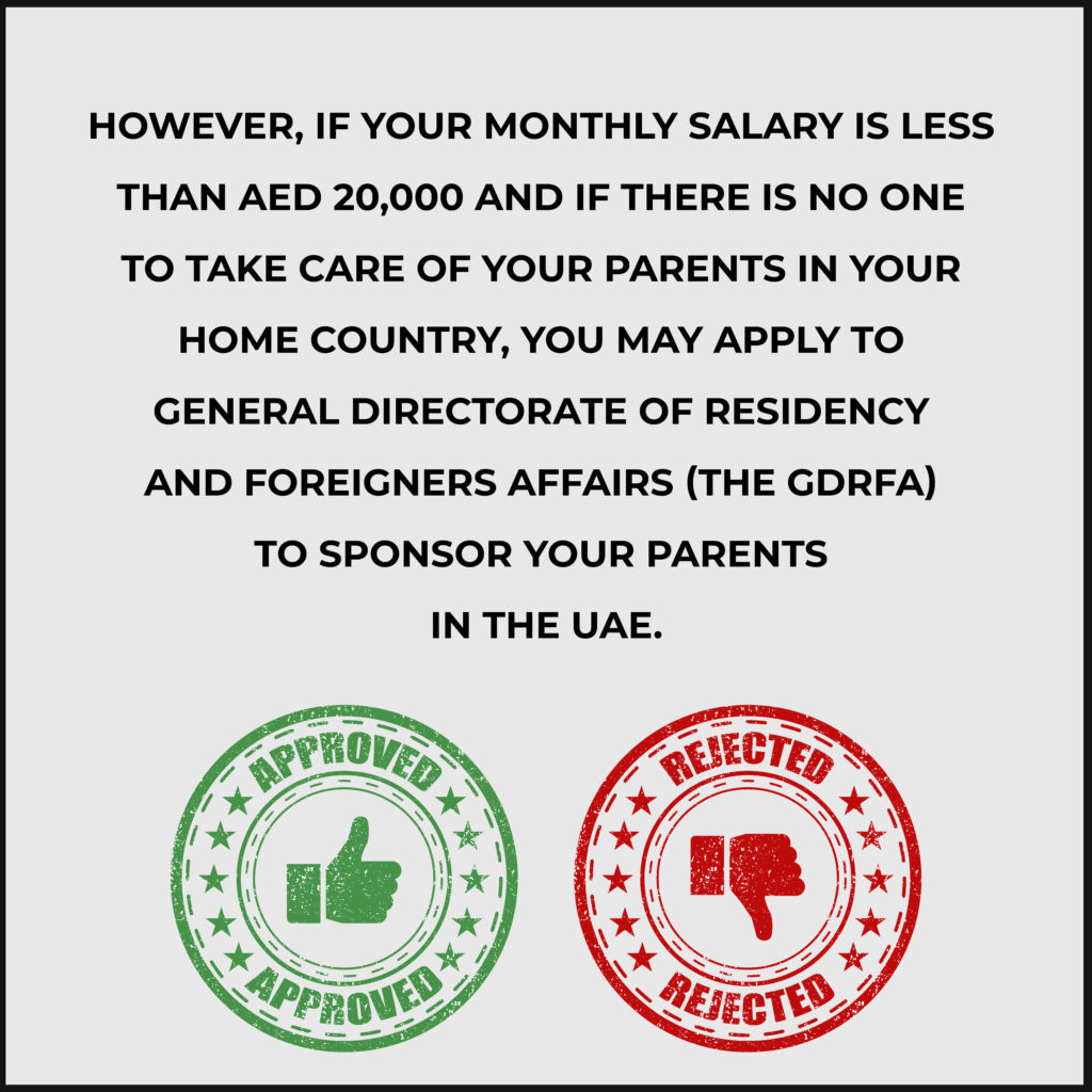 Sponsor your parents in the uae
